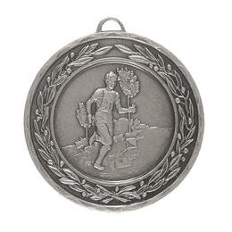 Laurel Mens Athletics Silver Running Medal