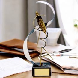 Lewis Literature Handmade Metal Trophy