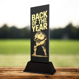 Shadowline Rugby Back of the Year Trophy – Stainless Steel Award