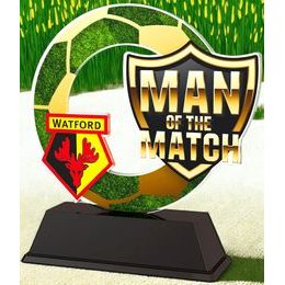 Football Custom Man of the Match Trophy