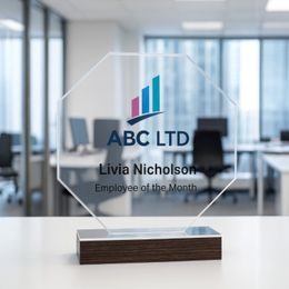 Vertex Acrylic and Wood Fusion Award