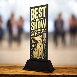Shadowline Best in Show Dog Trophy – Stainless Steel Award