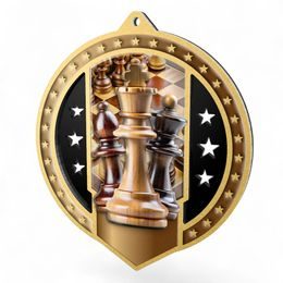 Sentinel Chess Stainless Steel Medal