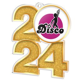 Disco Dancing Acrylic 2024 Medal