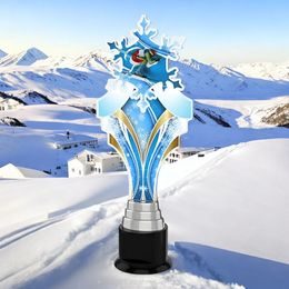 Verbier Skiing Snowflake Trophy