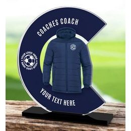 Cantu Deluxe Custom Printed Coaches Coach Football Trophy