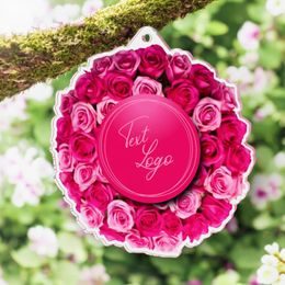 Pink Roses Love Medal