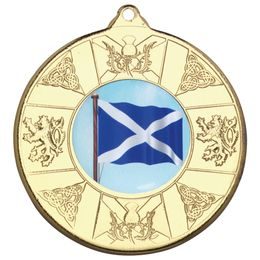 Scottish Logo Insert Gold Medal