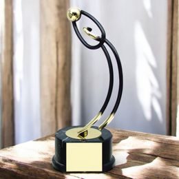 Valencia Football Goalkeeper Handmade Metal Trophy