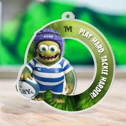 "Ruckster" The Rugby Trophy Monster Inspire Medal