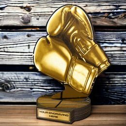 Grove Classic Boxing Wood Trophy