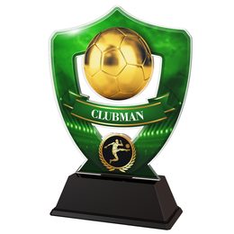 Green Clubman Football Shield Trophy