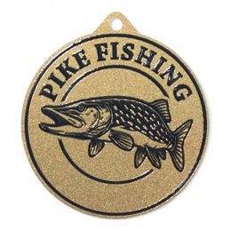 Quantum Pike Fishing Stainless Steel Medal