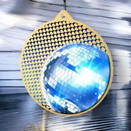 Aurum Dance Glitterball Stainless Steel Medal