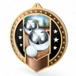 Sentinel Pétanque Stainless Steel Medal