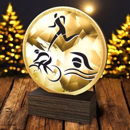 Holt Classic Triathlon Real Wood Trophy