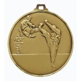 Diamond Edged Taekwondo Kick Bronze Medal