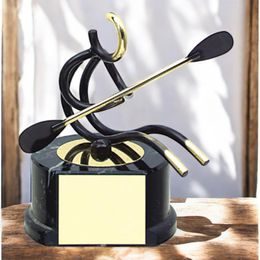 Valencia Canoeing Handmade Metal Trophy