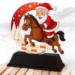Santa Equestrian Christmas Show Jumping Trophy