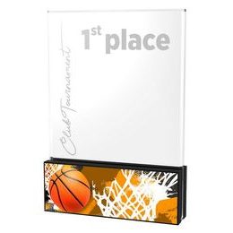 City Printed Acrylic Basketball Award