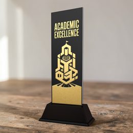 Shadowline School Academic Excellence Trophy – Stainless Steel Award