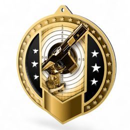 Sentinel Classic Pistol Shooting Stainless Steel Medal
