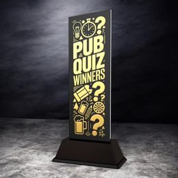 Shadowline Pub Quiz Winners Trophy – Stainless Steel Award
