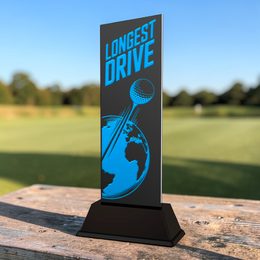 Shadowline Golf Longest Drive Trophy – Stainless Steel Award