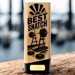 Tower Elite Heavyweight Best Snatch WeightliftingTrophy