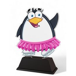 Penguin Kids Ice Skating Trophy