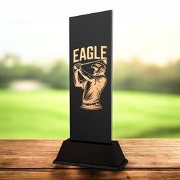Shadowline Golf Eagle Trophy – Stainless Steel Award
