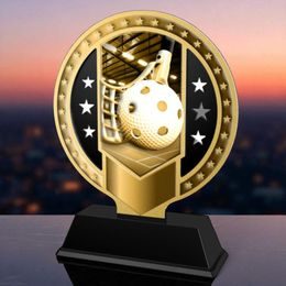 Sentinel Classic Stainless Steel Floorball Trophy