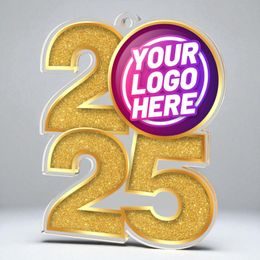 Custom Printed 2025 Acrylic Medal