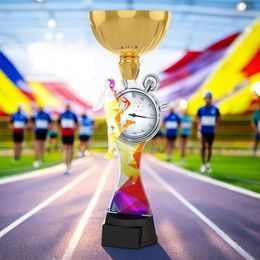 Vancouver Running Stopwatch Gold Cup Trophy
