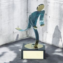 Toledo Athletics Handmade Metal Trophy