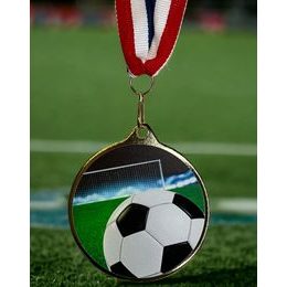 Hercules Texture Print Football Medal