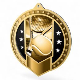Sentinel Classic Tennis Stainless Steel Medal