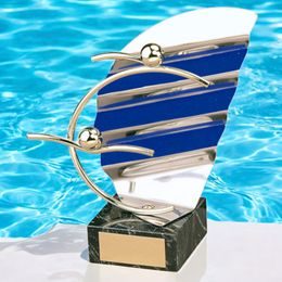 Cartagena Swimming Handmade Metal Trophy
