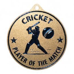 Quantum Cricket Player of the Match Stainless Steel Medal