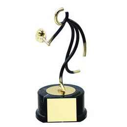 Valencia Padel Tennis Player Handmade Metal Trophy