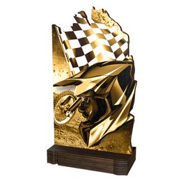 Shard Classic Motocross Eco Friendly Wooden Trophy