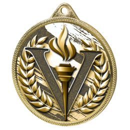 Victory Classic Texture 3D Print Gold Medal