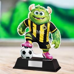 Monster Mascot Custom Made Acrylic Football Award