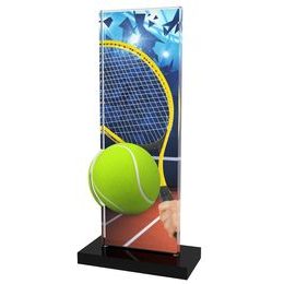 Apla Tennis Racket and Ball Trophy