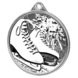 Ice Skating Boots White Classic Texture 3D Print Silver Medal