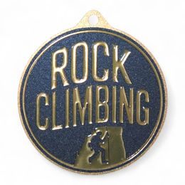 Quantum Rock Climbing Stainless Steel Medal