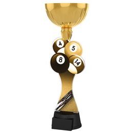 Vancouver Classic Pool Balls Gold Cup Trophy