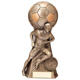 Trailblazer Classic Male Football Trophy (FREE LOGO)