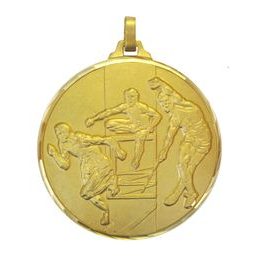 Diamond Edged Athletics Track and Field Gold Medal