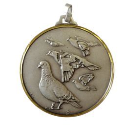 Diamond Edged Pigeon Racing Silver Medal
